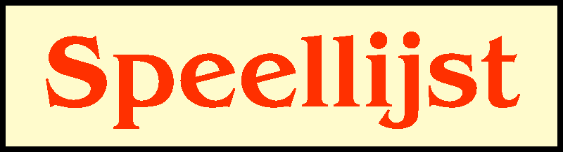 Speellijst