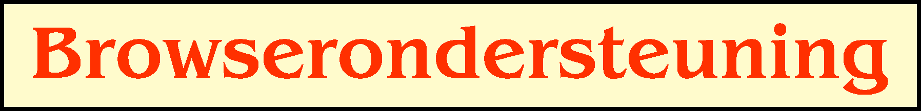 Browserondersteuning